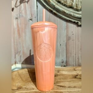 Starbucks Coral Tumbler